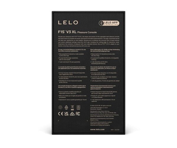Смарт-мастурбатор LELO F1S V3 XL Teal, збільшений, 2 мотори, 8 режимів, стимуляція звуковими хвилями - Зображення 5