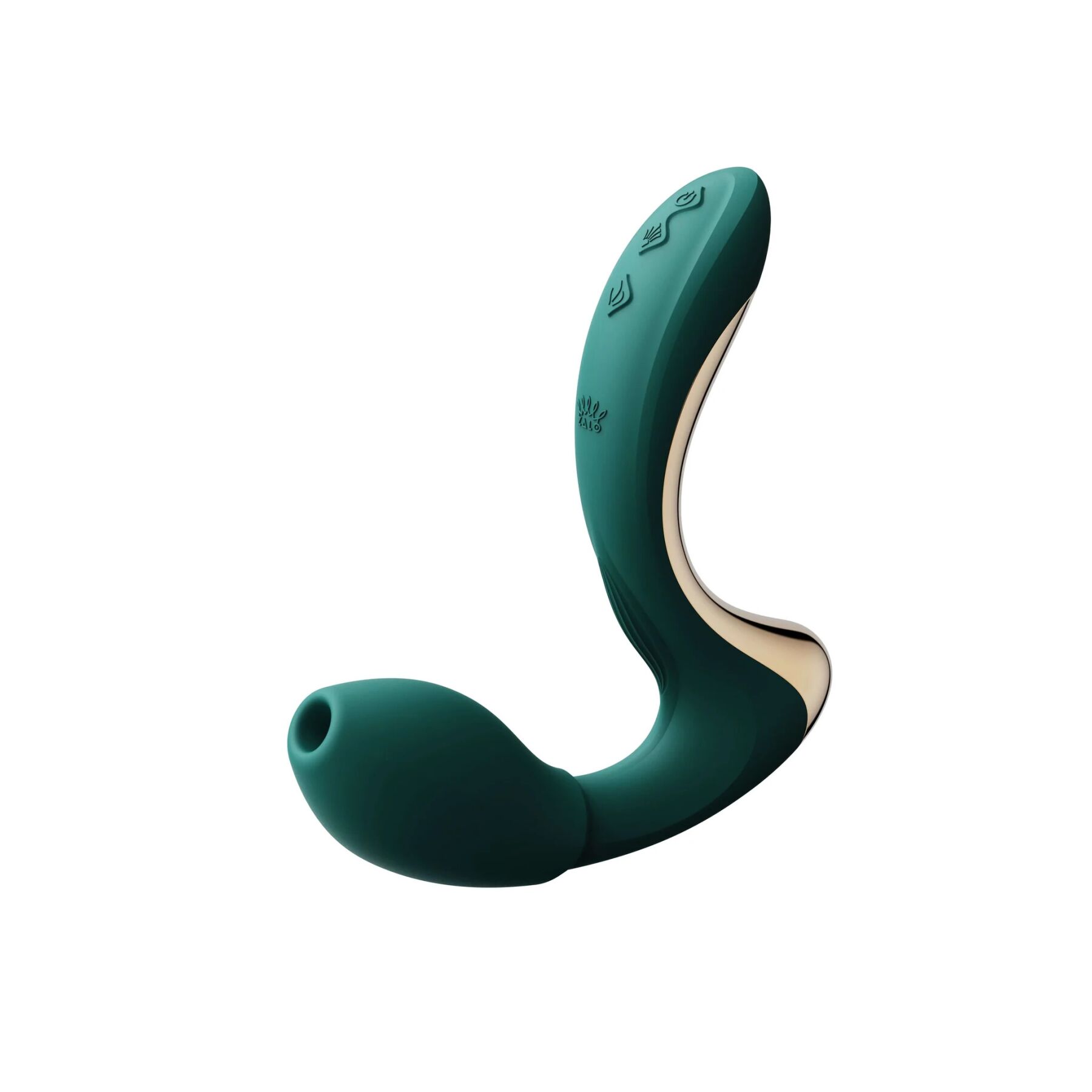 Вібратор-пульсатор з вакуумною насадкою Zalo – Talis G-Spot PulseWave Vibrator Turquoise Green - Зображення 5
