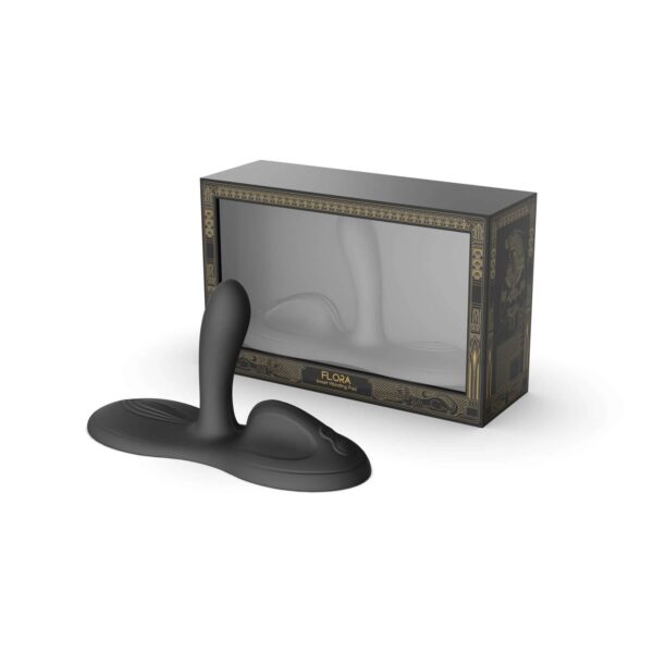 Sit-on-top смарт-вібратор Zalo – Flora Smart Vibrating Pad Obsidian Black, 9 моторів - Зображення 5