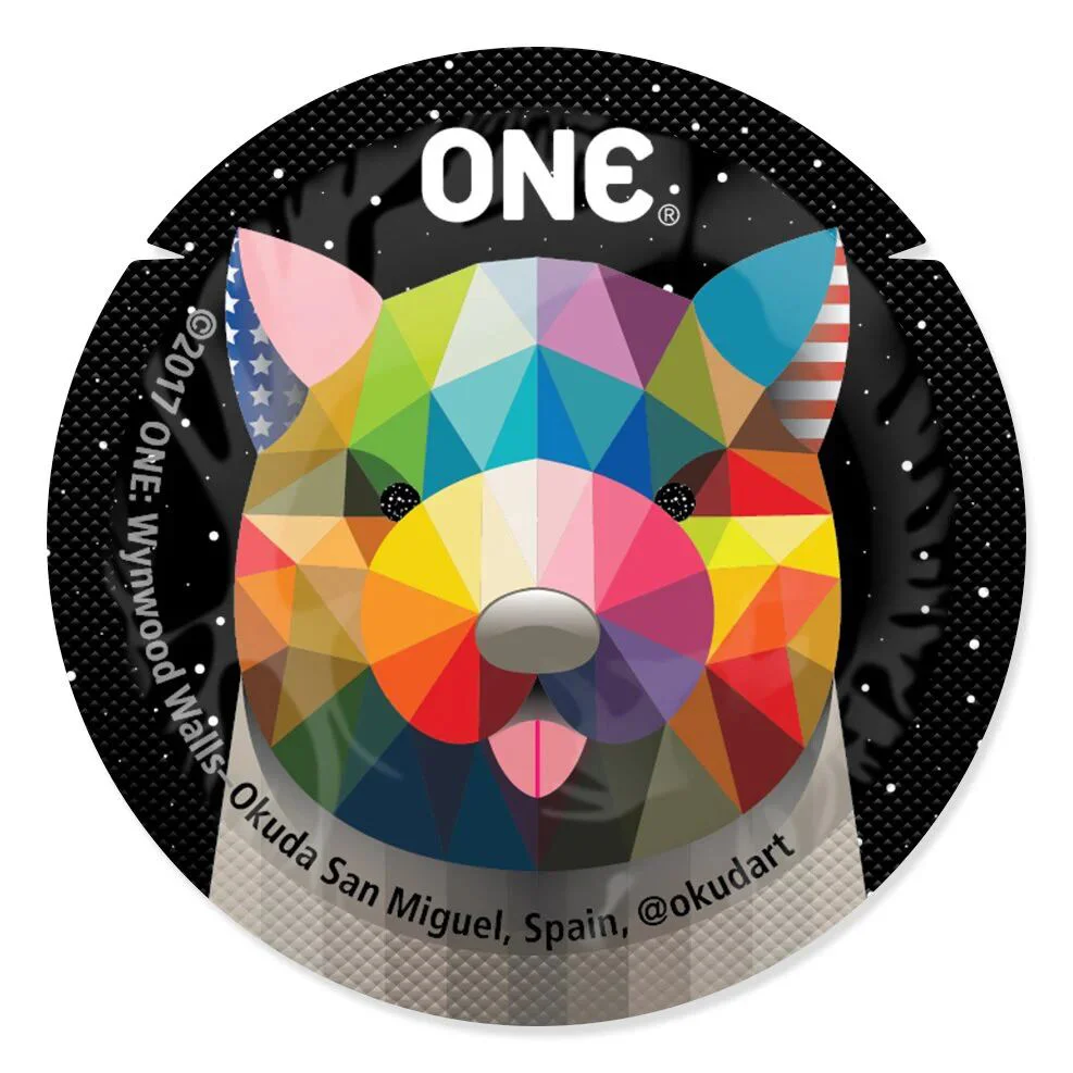 Набір презервативів ONE Classic Select Artist Collection, 100 шт, зі змазкою, паковання-тубус - Зображення 7