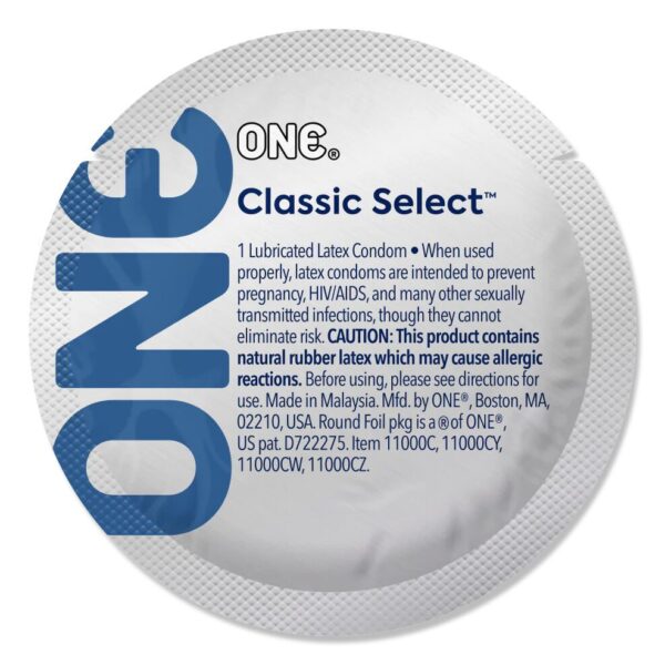 Презерватив ONE Classic Select Artist Collection, 1 шт, гладенький, зі змазкою, дизайнерське паковання - Зображення 2