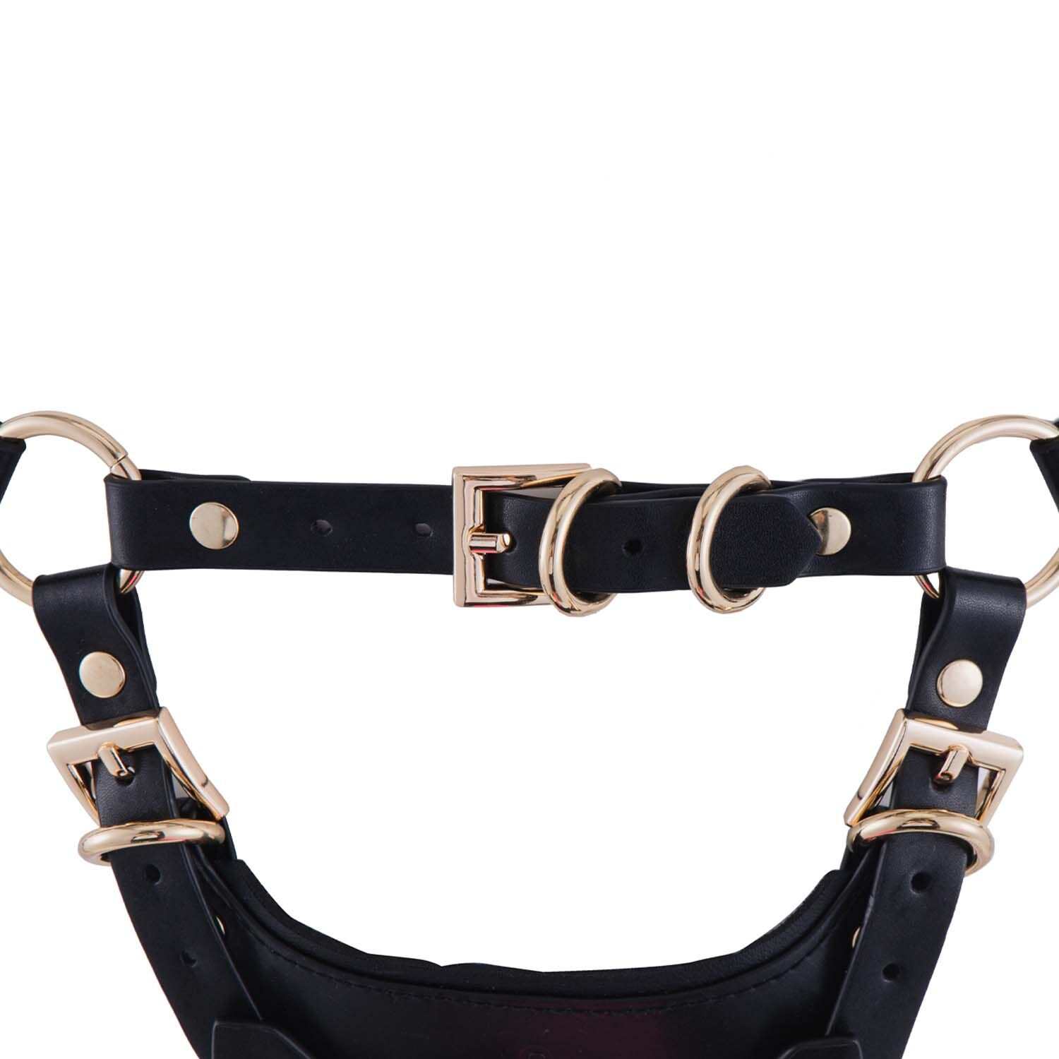 Страпон LOCKINK SEVANDA Queen Sheba Strapon Golden Dildo, регульовані кріплення, силіконовий дилдо - Зображення 5