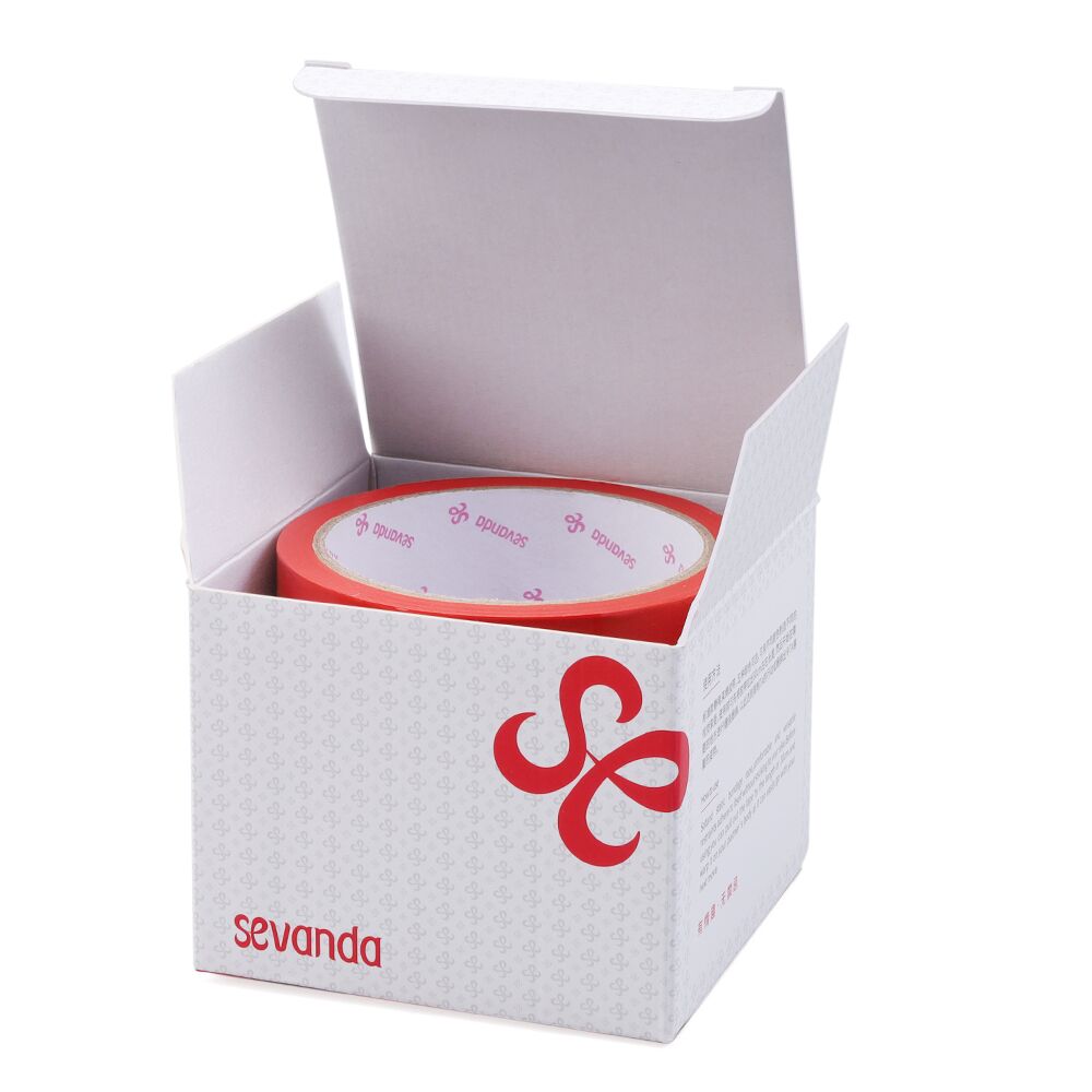 Скотч для бондажу LOCKINK SEVANDA Electrostatic Tape, червона, 16 м - Зображення 3