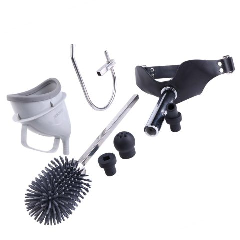 Набір для домінування LOCKINK SEVANDA: маска та насадки