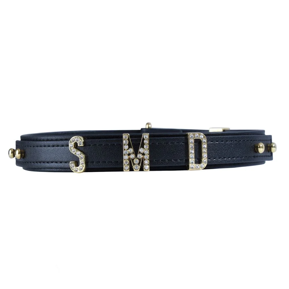 Нашийник LOCKINK Dark DIY Alphabet Collar для стильного вигляду