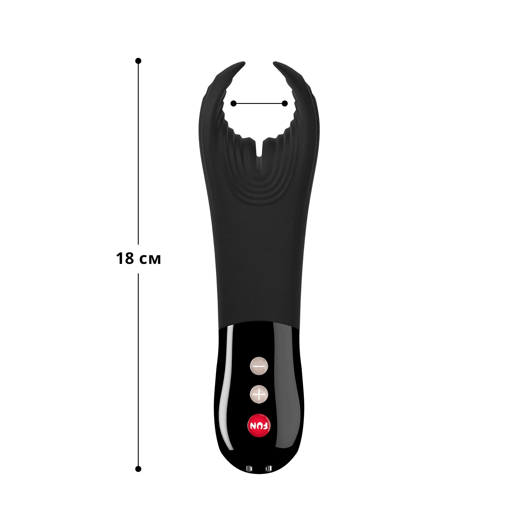 Вібратор для пеніса Fun Factory MANTA black, підходить для парних ігор - Зображення 7