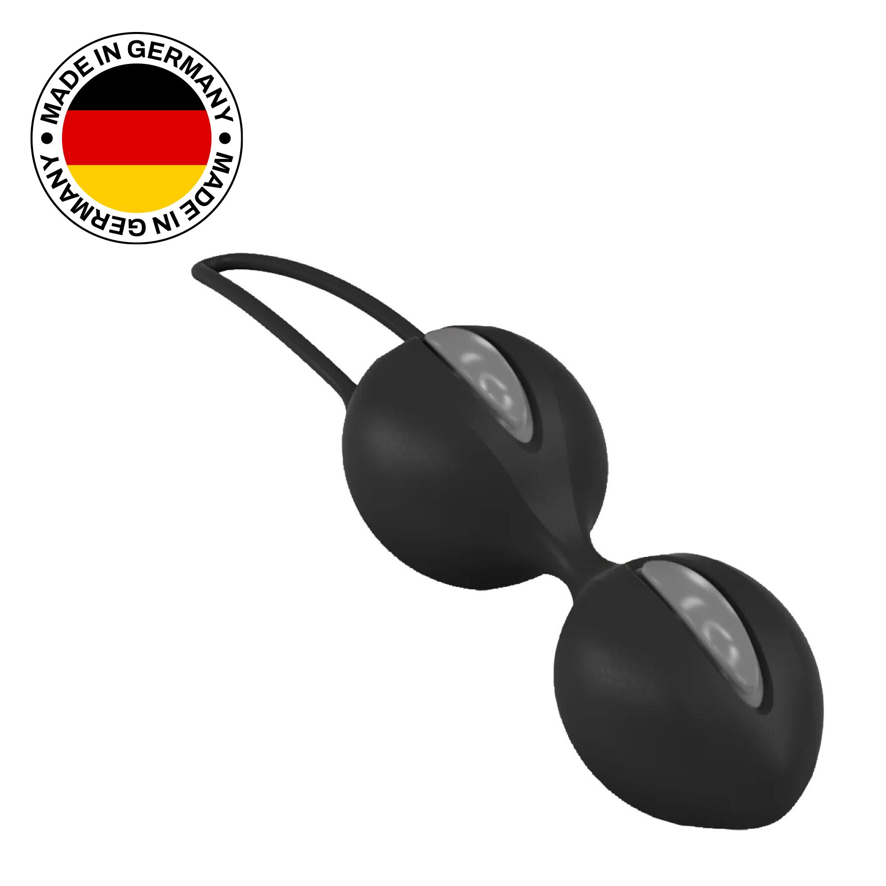 Інтимні кульки Fun Factory SMARTBALLS DUO, чорно-сірі, 2 шт