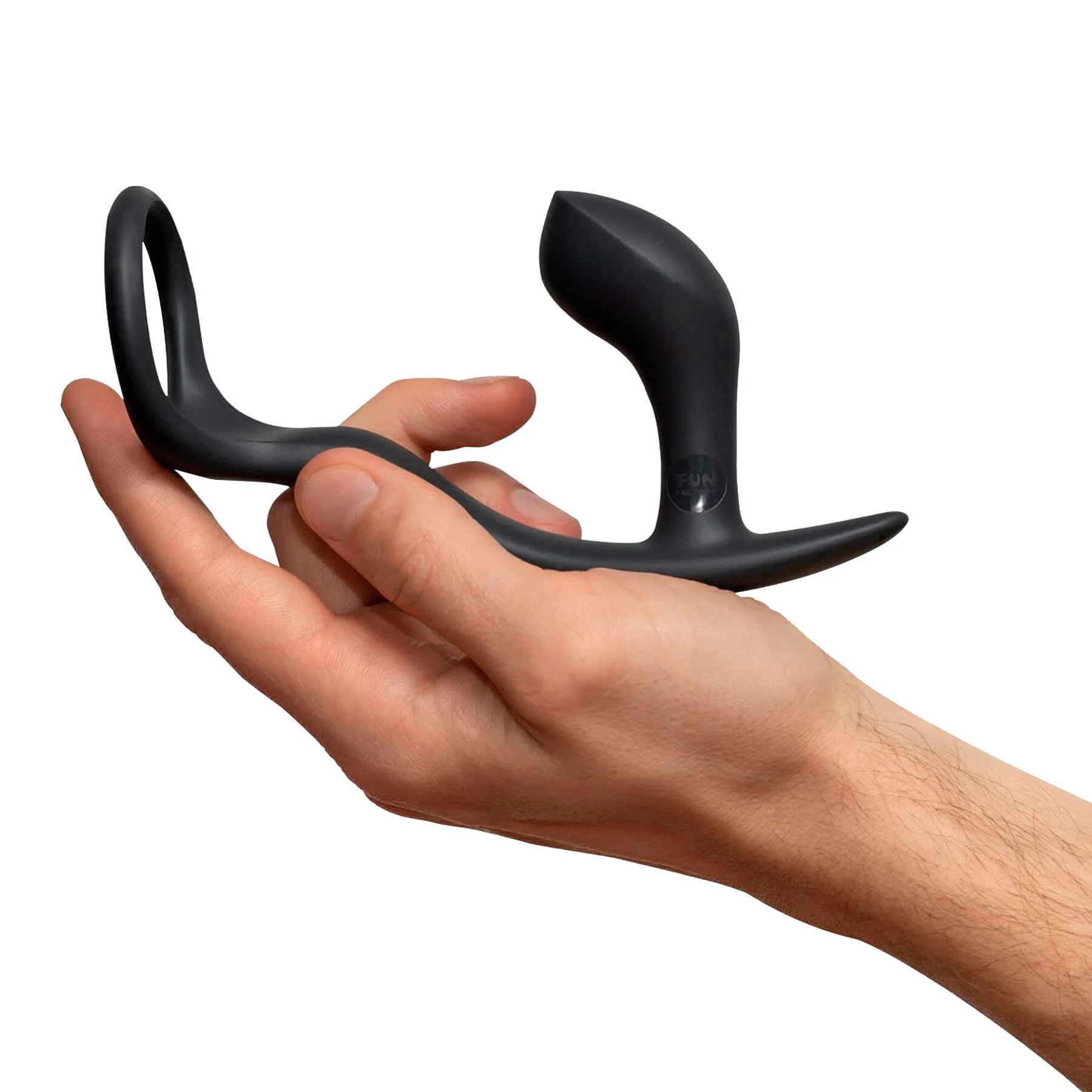 Анальна пробка з ерекційним кільцем Fun Factory BOOTIE RING slate - Зображення 15