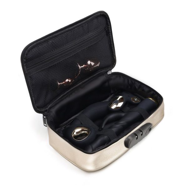 Кейс для іграшок Dorcel DISCREET BOX LUXURY GOLD, кодовий замок, 27×16×7,62 см - Зображення 3
