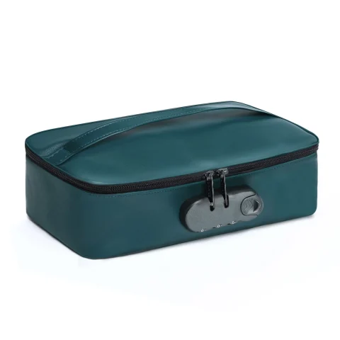 Кейс Dorcel DISCREET BOX LUXURY GREEN з кодовим замком, 27×16×7,62 см
