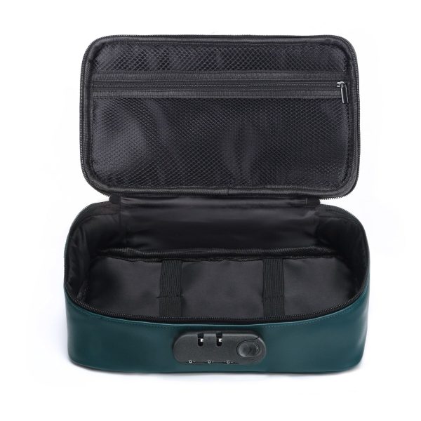 Кейс для іграшок Dorcel DISCREET BOX LUXURY GREEN, кодовий замок, 27×16×7,62 см - Зображення 2