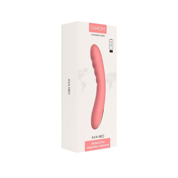 Смарт-вібратор з пульсацією Svakom Ava Neo Peach Pink, 15 режимів роботи, водонепроникний - Зображення 10