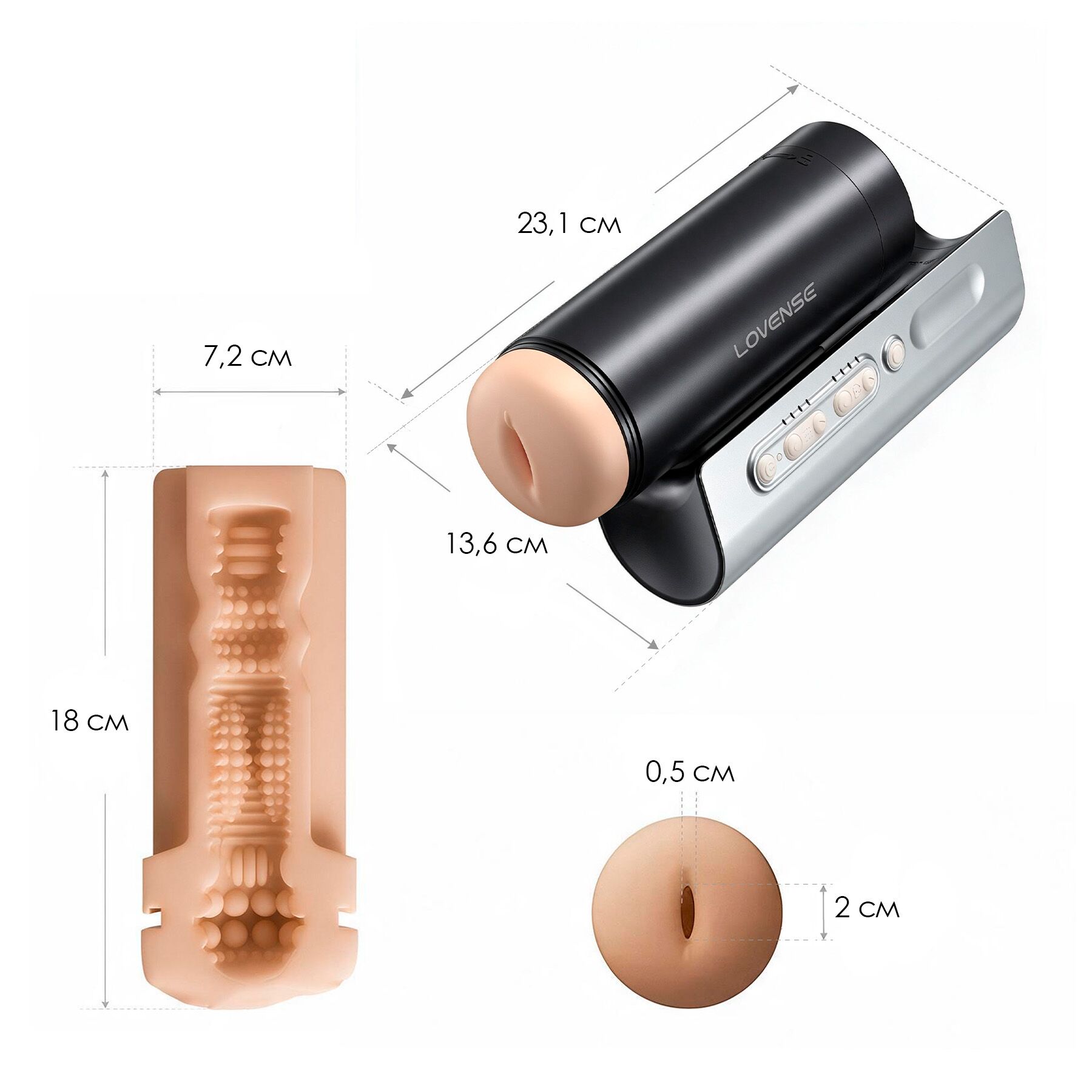 Інтерактивний смарт-мастурбатор Lovense Solace Pro з режимами