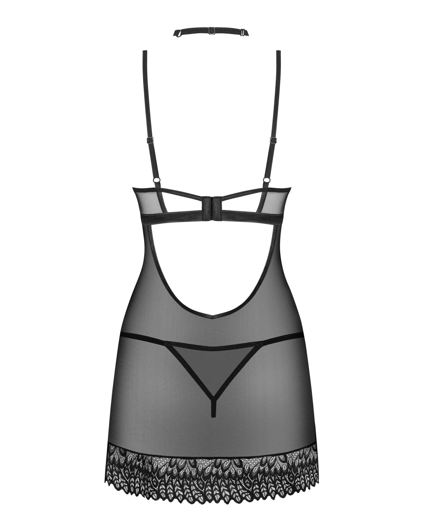 Інтимний комплект Obsessive Donarella chemise & thong XL/2XL