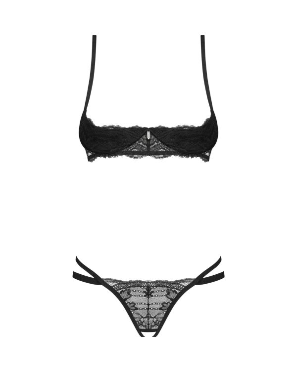 Комплект Obsessive Nutris 2-pcs crotchless set M/L - Зображення 3