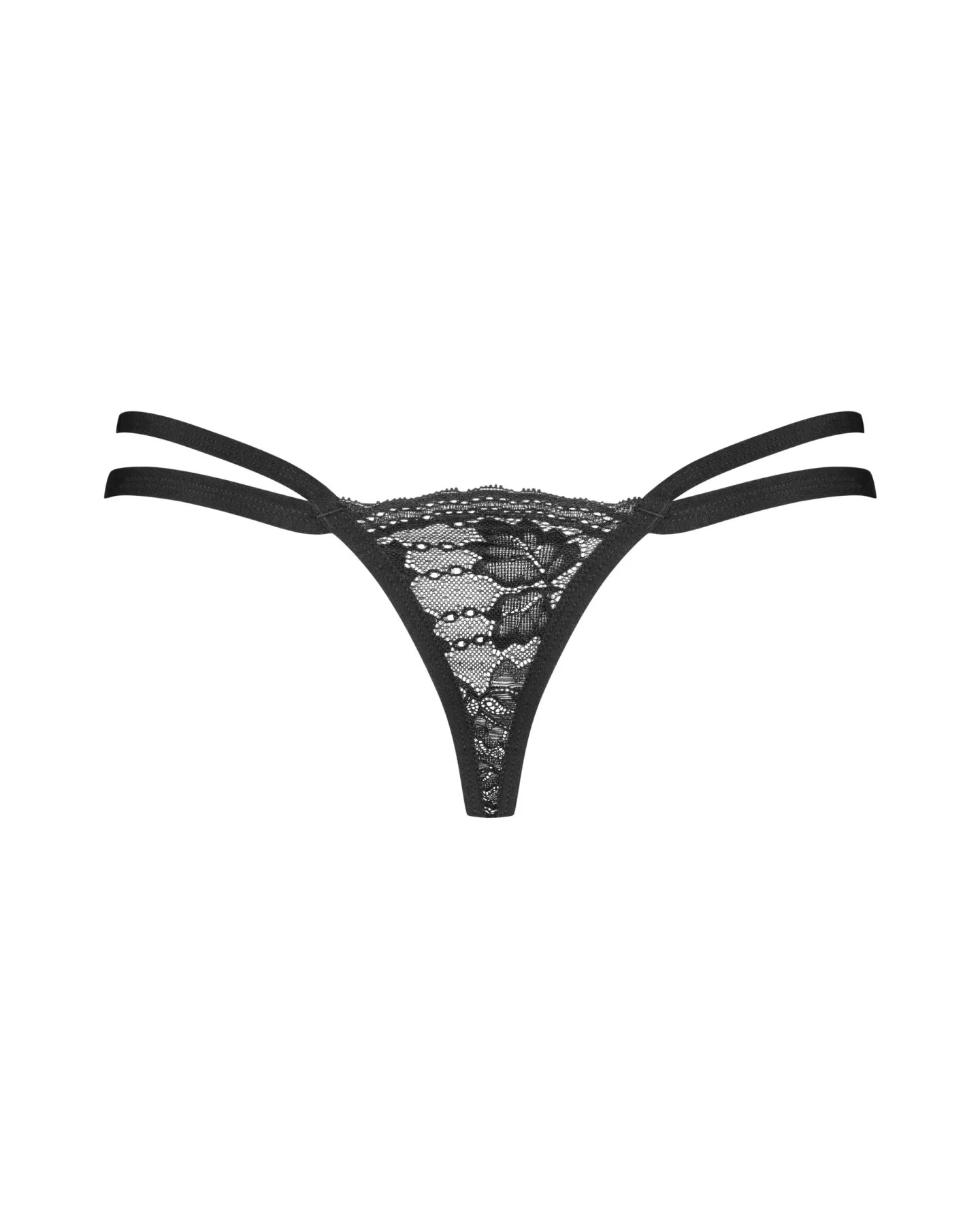 Елегантні інтимні трусики Obsessive Nutris thong XL/2XL