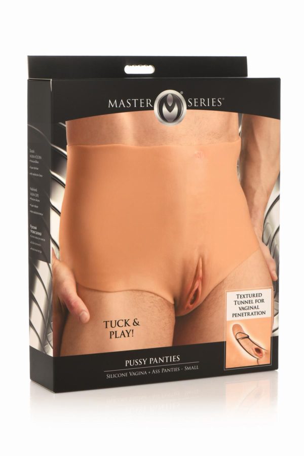 Накладна вагіна Master Series Silicone Vagina + Butt Panties - Small - Зображення 9