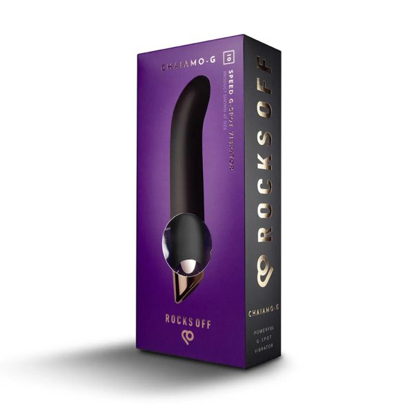 Вібратор для точки G Rocks Off Chaiamo G Black, 10 режимів - Зображення 5