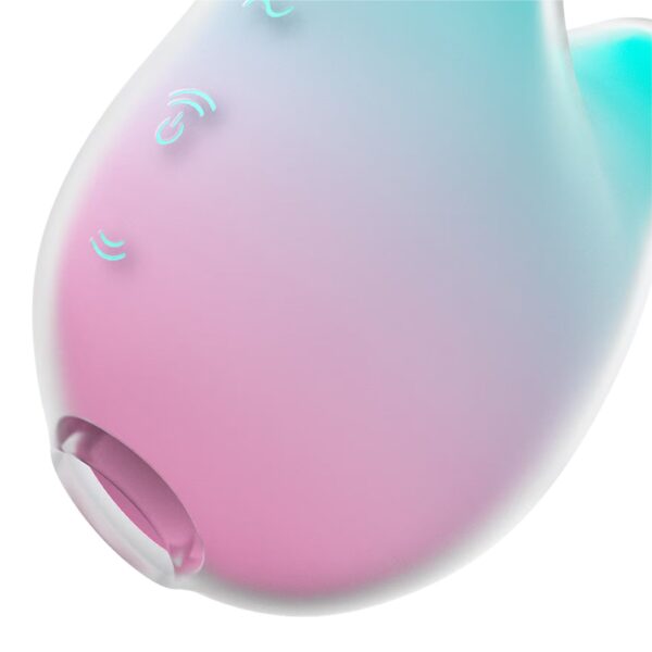Вакуумний кліторальний стимулятор з вібрацією Satisfyer Mermaid Vibes Mint/Pink, 2 мотори - Зображення 3