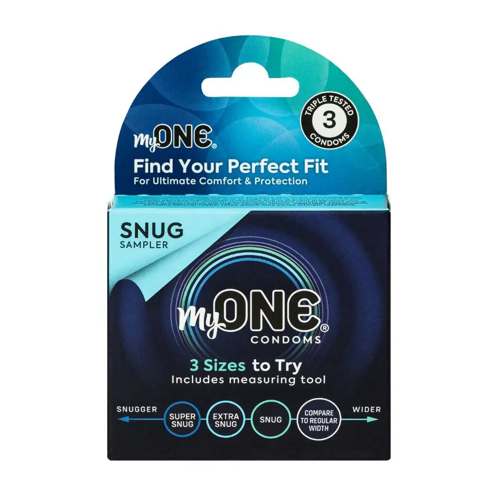 Презервативи MyONE Snug 3 Sampler, картонна упаковка, 3 шт