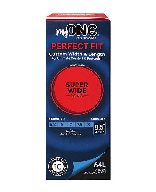 Презервативи MyONE Super Wide & Long 10 шт, картонна упаковка