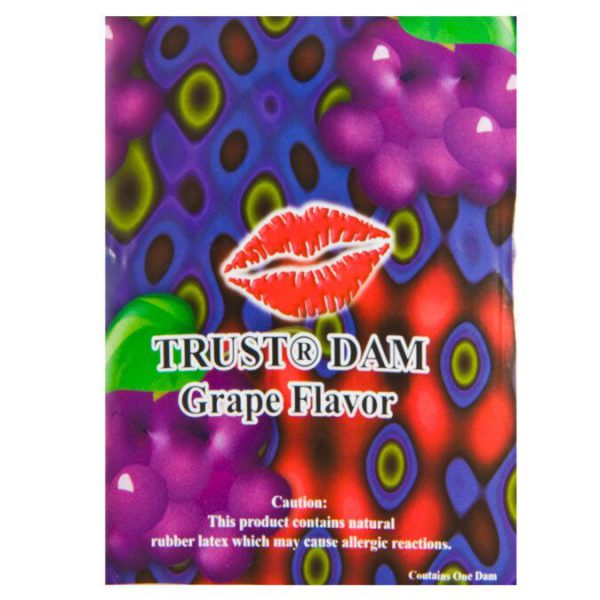 Латексна серветка Latex Dental Dams Grape 1 шт - Зображення 2