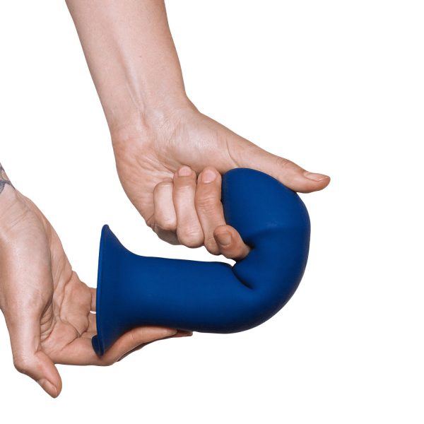 Двошаровий дилдо Adrien Lastic Hitsens 1 Blue, підходить для страпона, діаметр 4,5 см, довжина 17,7 см - Зображення 5