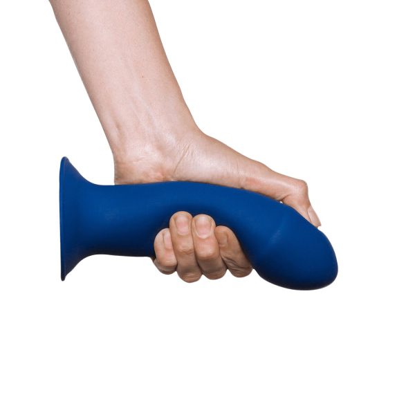 Двошаровий дилдо Adrien Lastic Hitsens 1 Blue, підходить для страпона, діаметр 4,5 см, довжина 17,7 см - Зображення 4