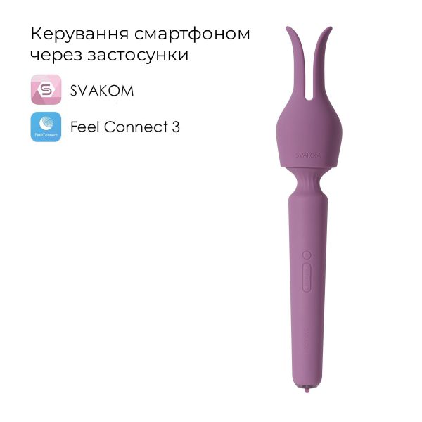 Інтерактивний вібромасажер з підігрівом Svakom Emma Neo 2, потужний, насадка-вушка, 5+1 режим - Зображення 2