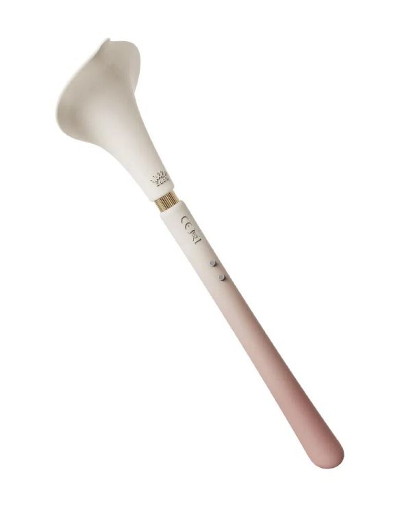 Розкішний вібромасажер Zalo – Calla Blossom Pink, двосторонній, 2 мотори - Зображення 4