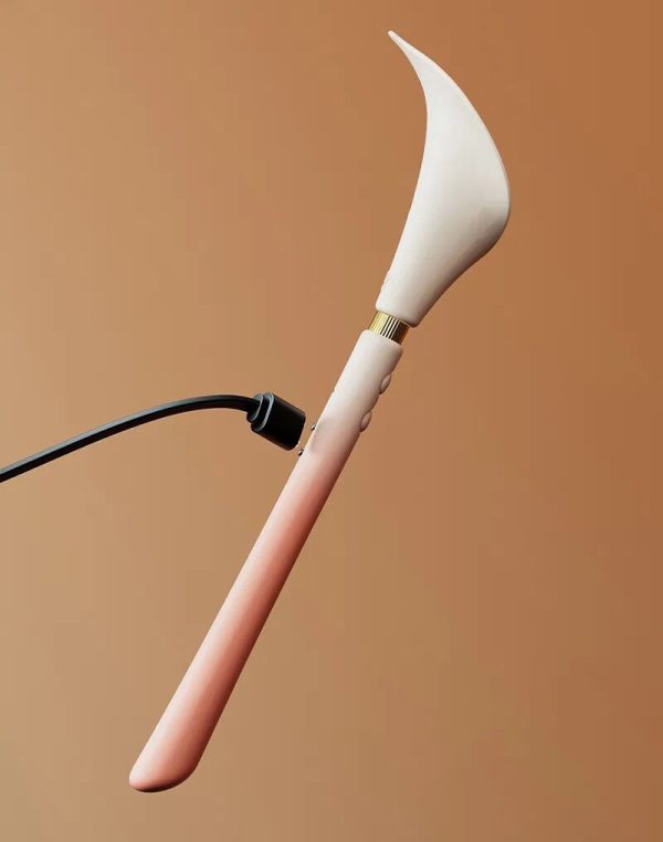 Розкішний вібромасажер Zalo – Calla Blossom Pink, двосторонній, 2 мотори - Зображення 10