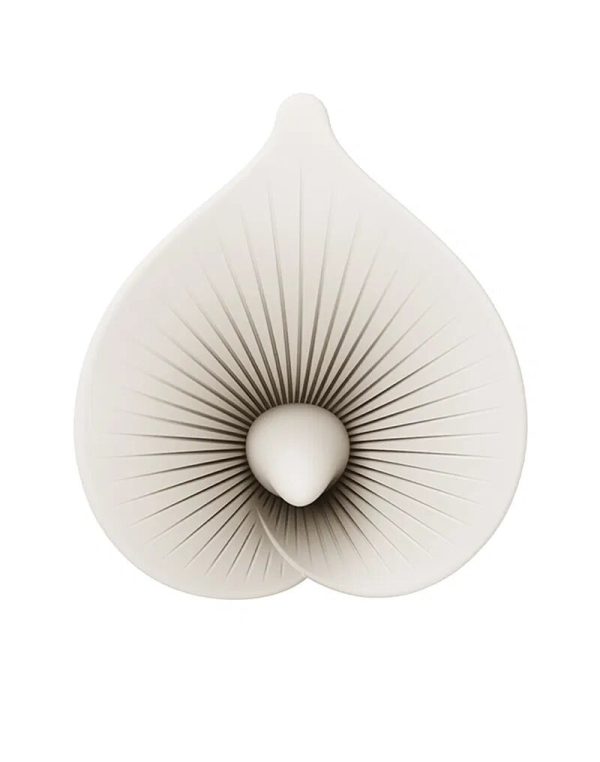 Розкішний вібромасажер Zalo – Calla Ivory White, двосторонній, 2 мотори - Зображення 7