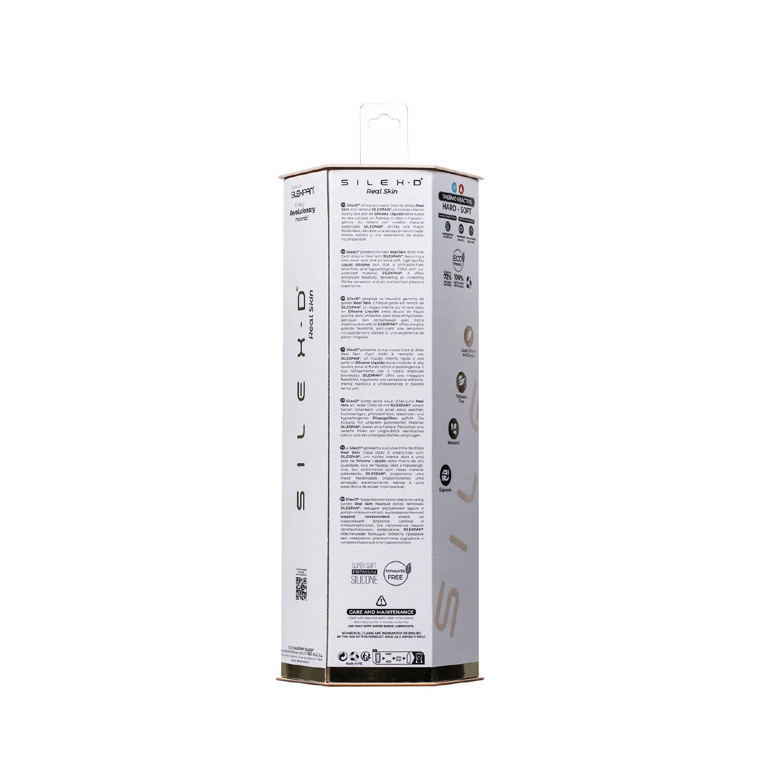 Фалоімітатор SilexD Vetus Real Skin Flesh, суперсофт-силікон