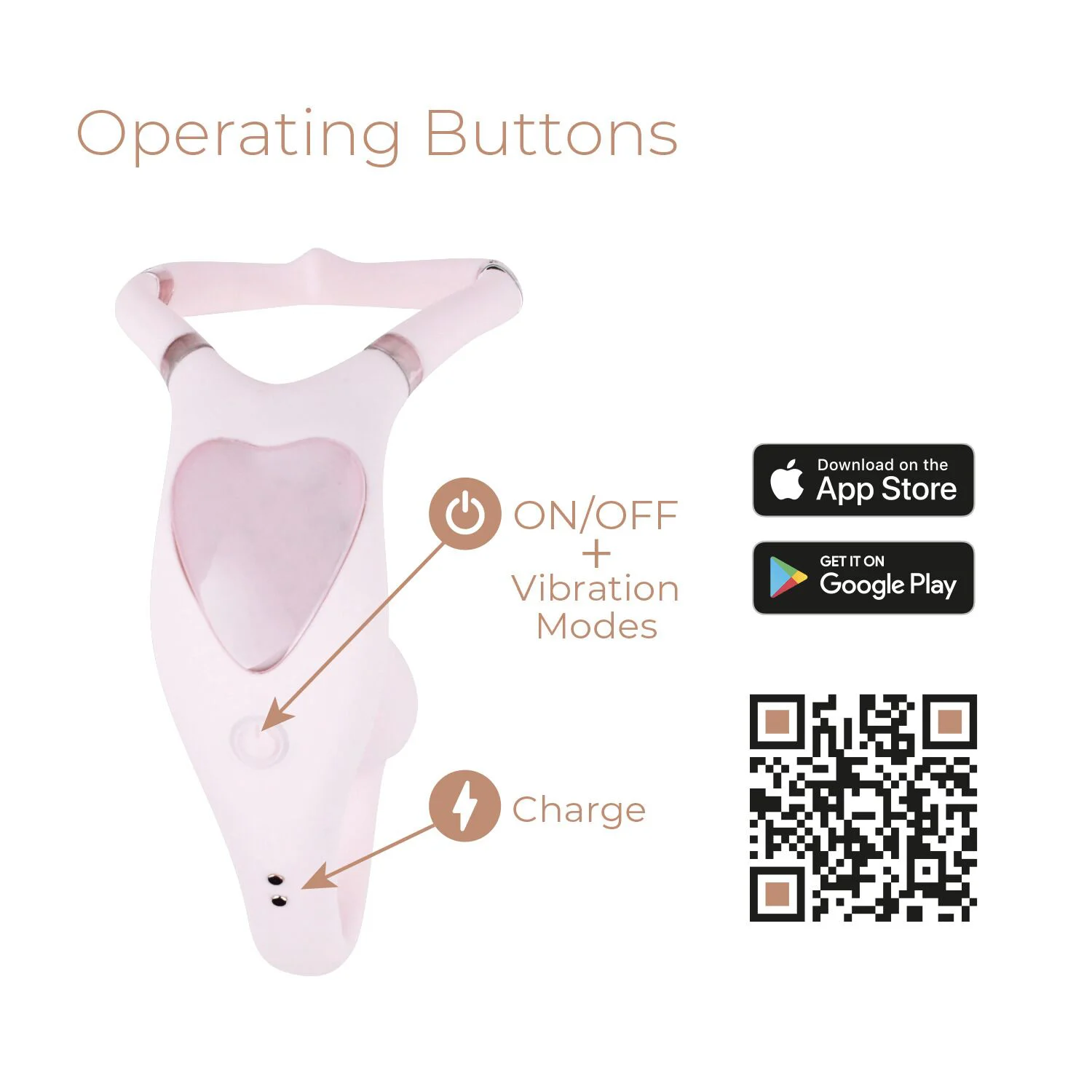 Смарт-вібратор для пар Adrien Lastic Venus з APP, 10 режимів