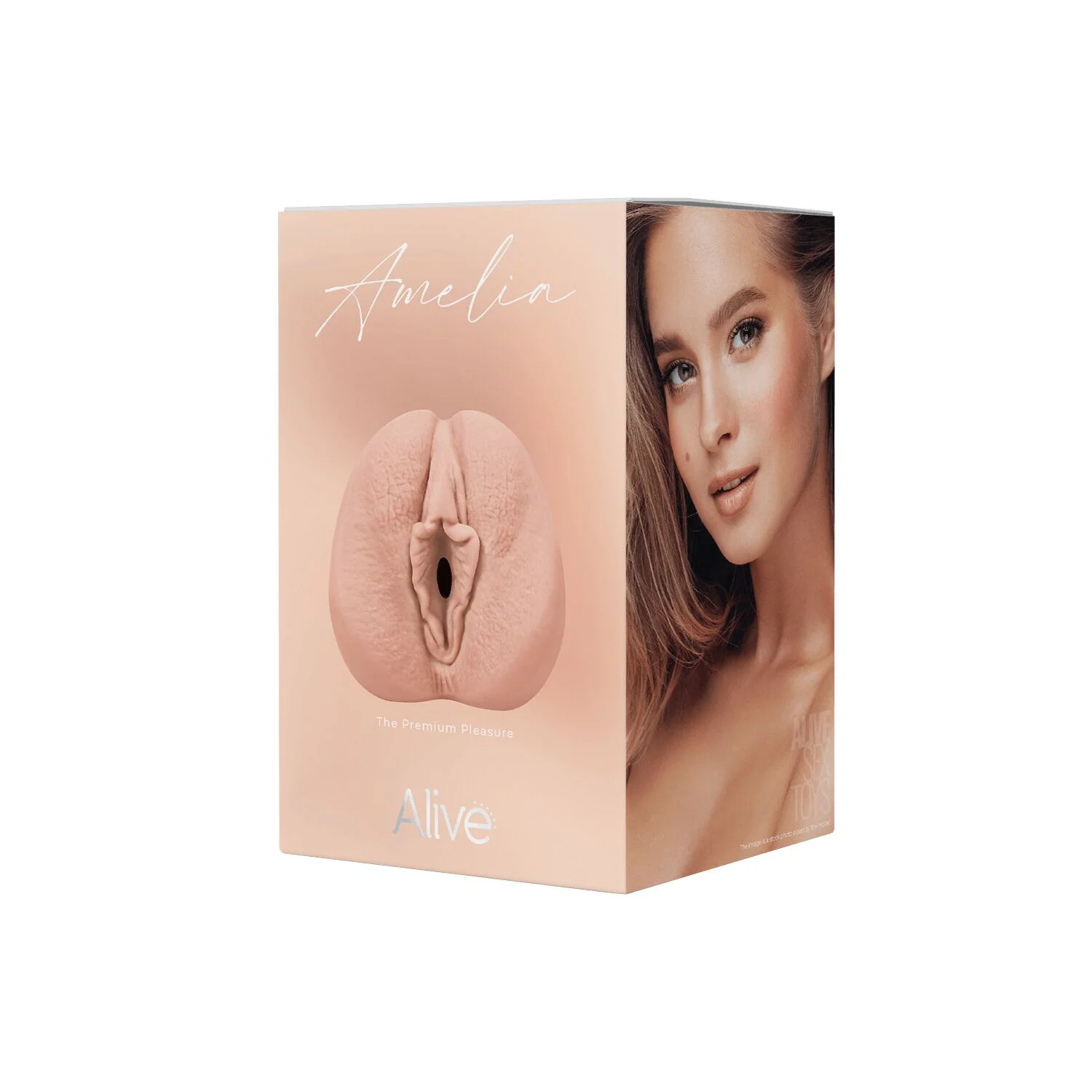 Мастурбатор-вагіна Alive Amelia Super Realistic Masturbator S Flesh, реалістичний канал - Зображення 15