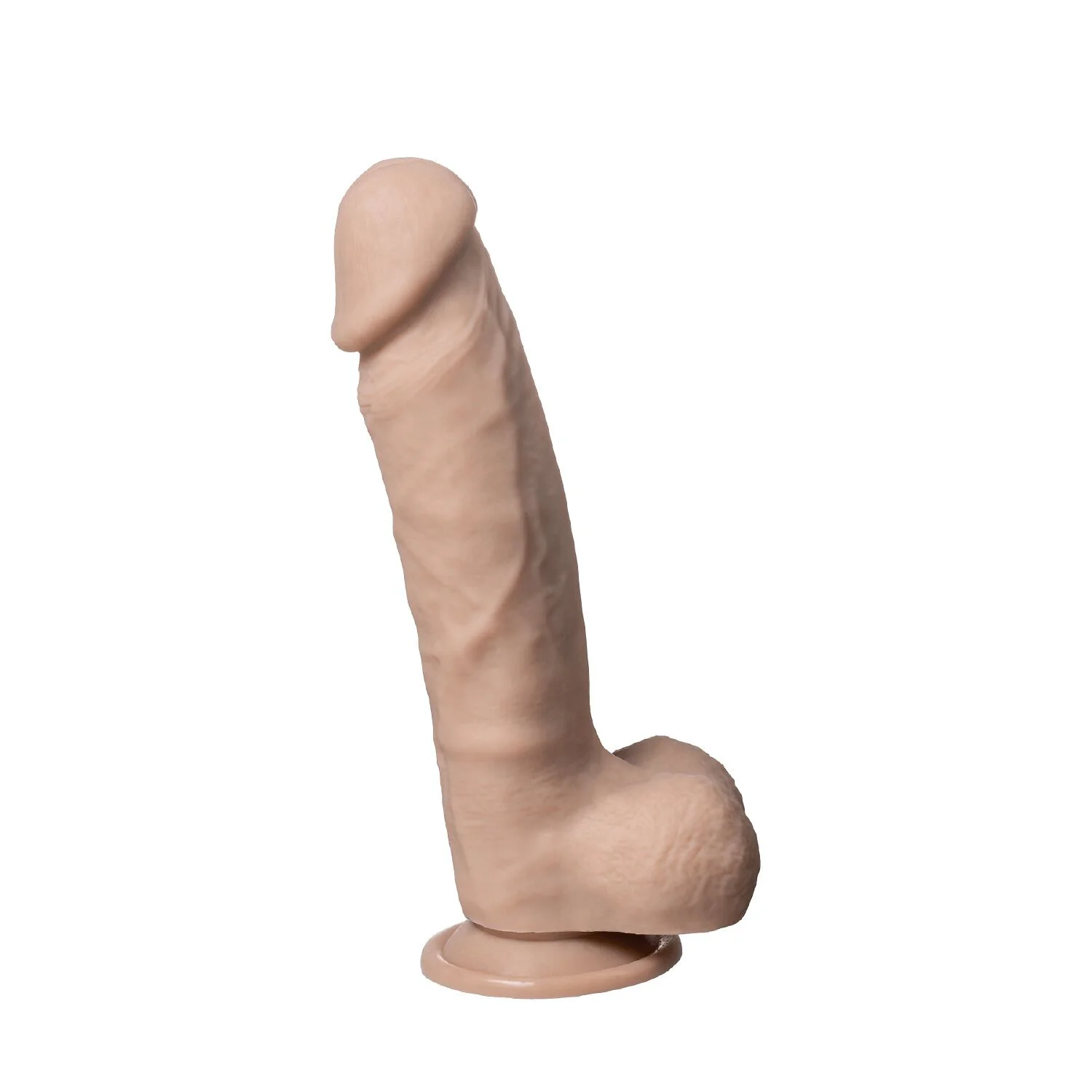 Фалоімітатор SilexD Tomas Real Skin Flesh, реалістичний, присоска