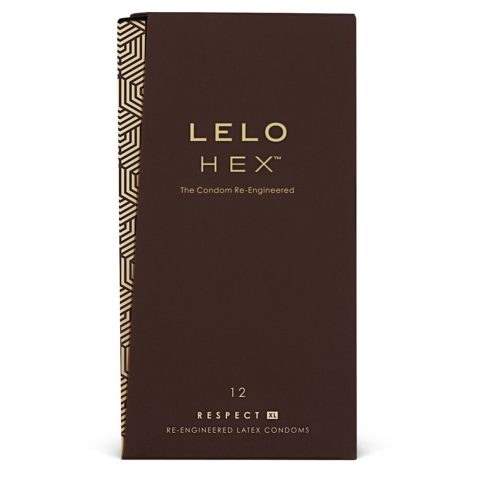 LELO HEX Condoms Respect XL 12 Pack - Тонкі та Міцні