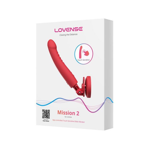 Смарт-міні секс-машина Lovense Mission 2 Vibrating suction cup dildo, 6500 вібрацій/хв, Touch Sense - Зображення 5