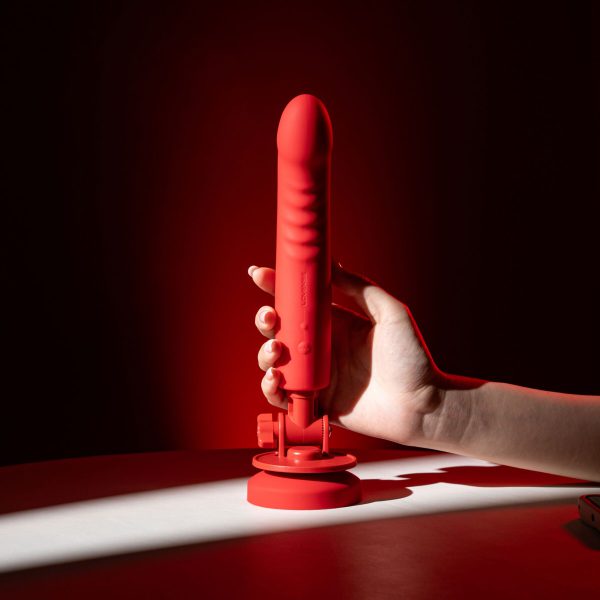 Смарт-міні секс-машина Lovense Mission 2 Vibrating suction cup dildo, 6500 вібрацій/хв, Touch Sense - Зображення 8