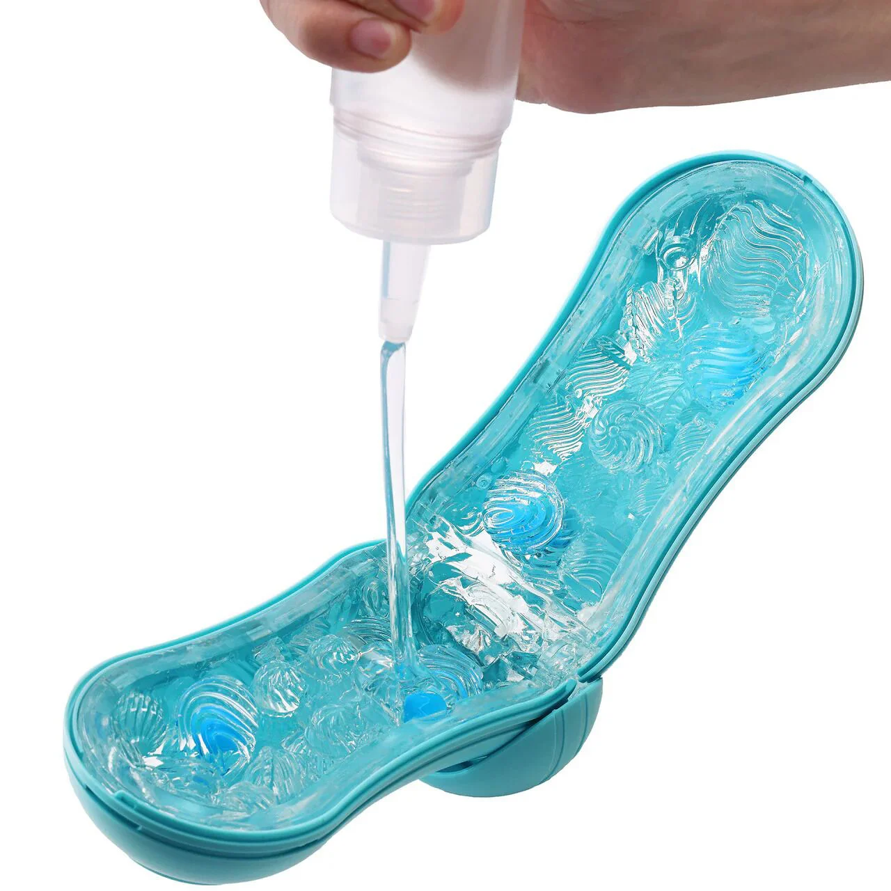 Мастурбатор Tenga Flip Orb Ocean Blue з регулюванням тиску