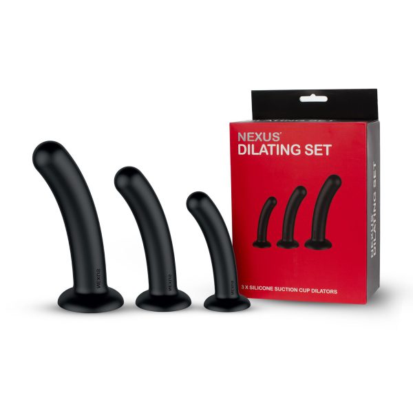 Набір дилдо Nexus Dilating Set  (17см, 15см, 12,5см) - Зображення 6