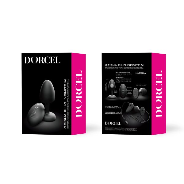 Анальна вібропробка Dorcel GEISHA PLUG INFINITE M - Зображення 6