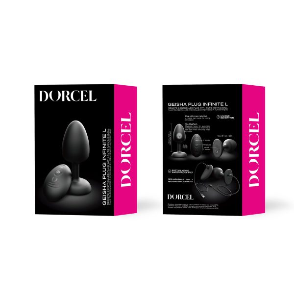Анальна вібропробка Dorcel GEISHA PLUG INFINITE L - Зображення 6