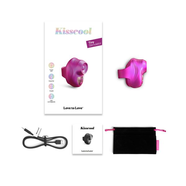 Вібратор на палець Love To Love KISSCOOL - IRIDESCENT BERRY - Зображення 4
