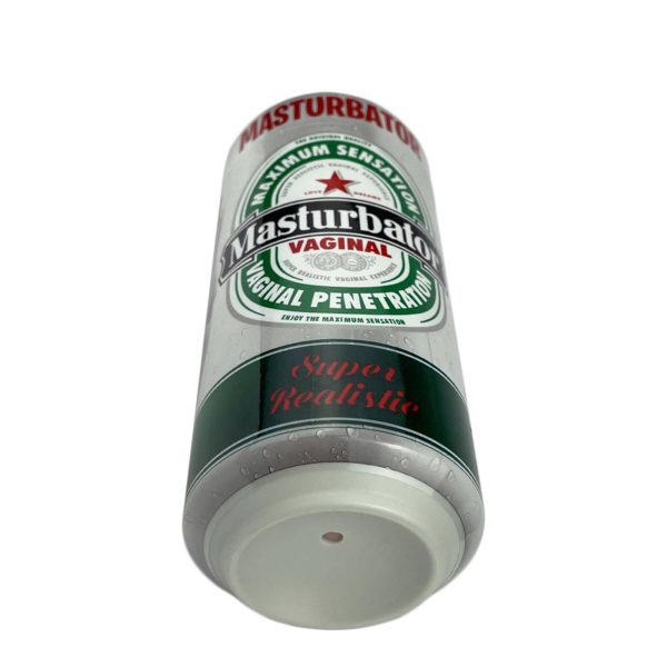 Мастурбатор-вагіна Alive Heineken Vagina II у вигляді банки пива, реалістичний - Зображення 5