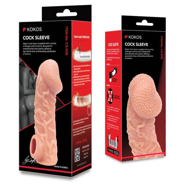 Насадка на член Kokos Cock Sleeve CS 006 M - Зображення 4