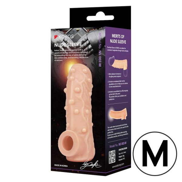 Насадка на член Kokos Nude Sleeve NS 002 M - Зображення 3