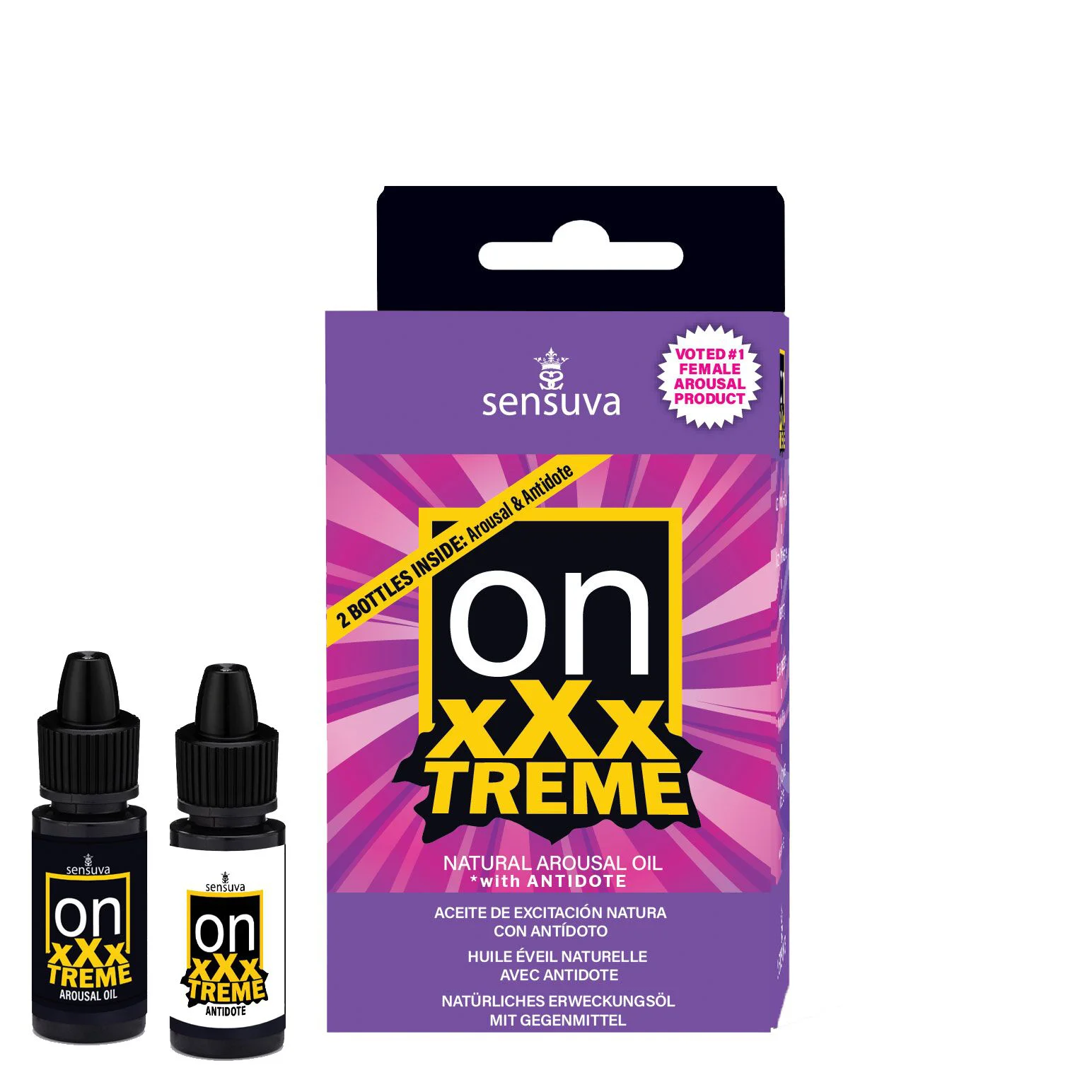 Інтимні краплі Sensuva On xXxTREME Arousal Oil з антидотом