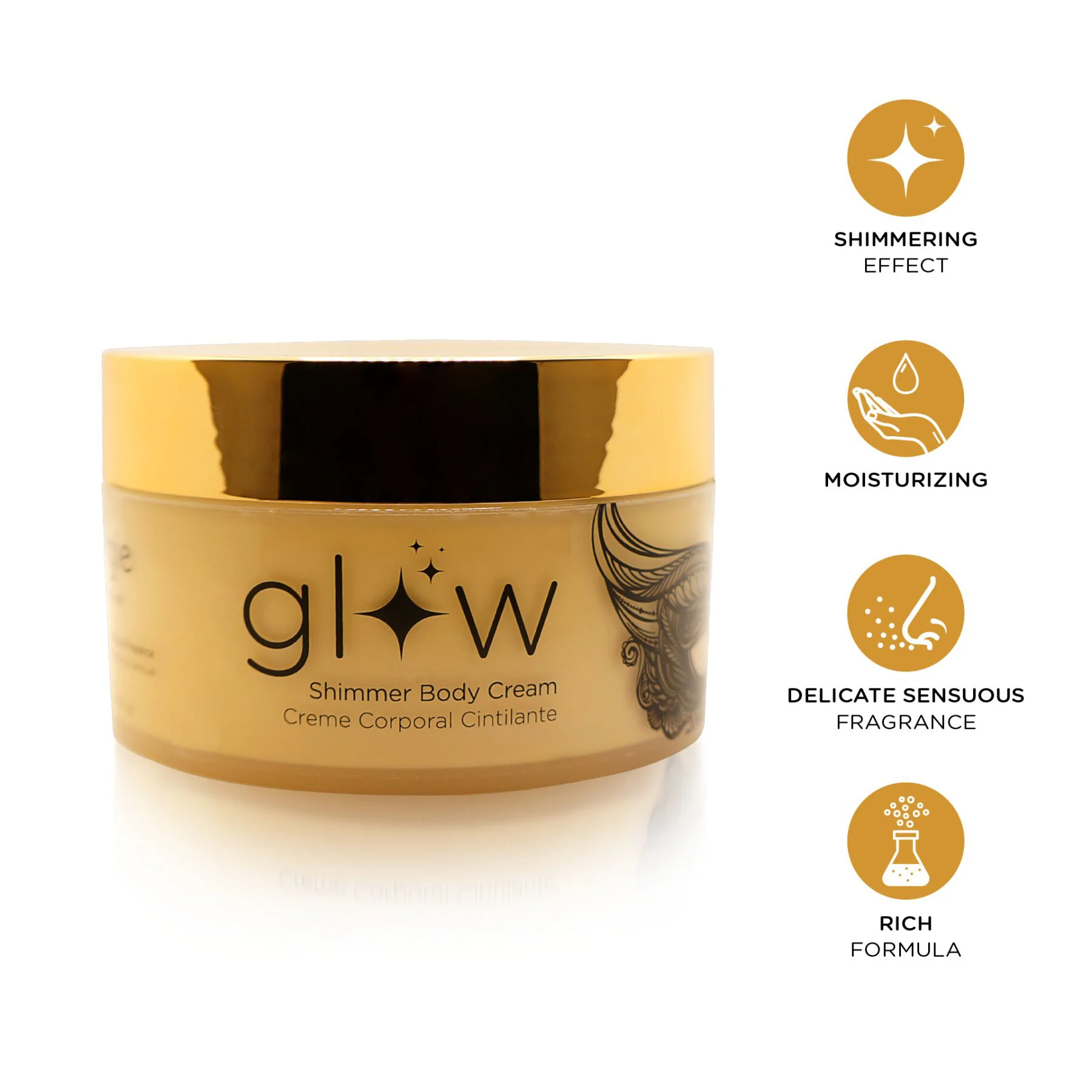 Крем-шимер для тіла Orgie – Glow Shimmering Body Cream, 250 мл