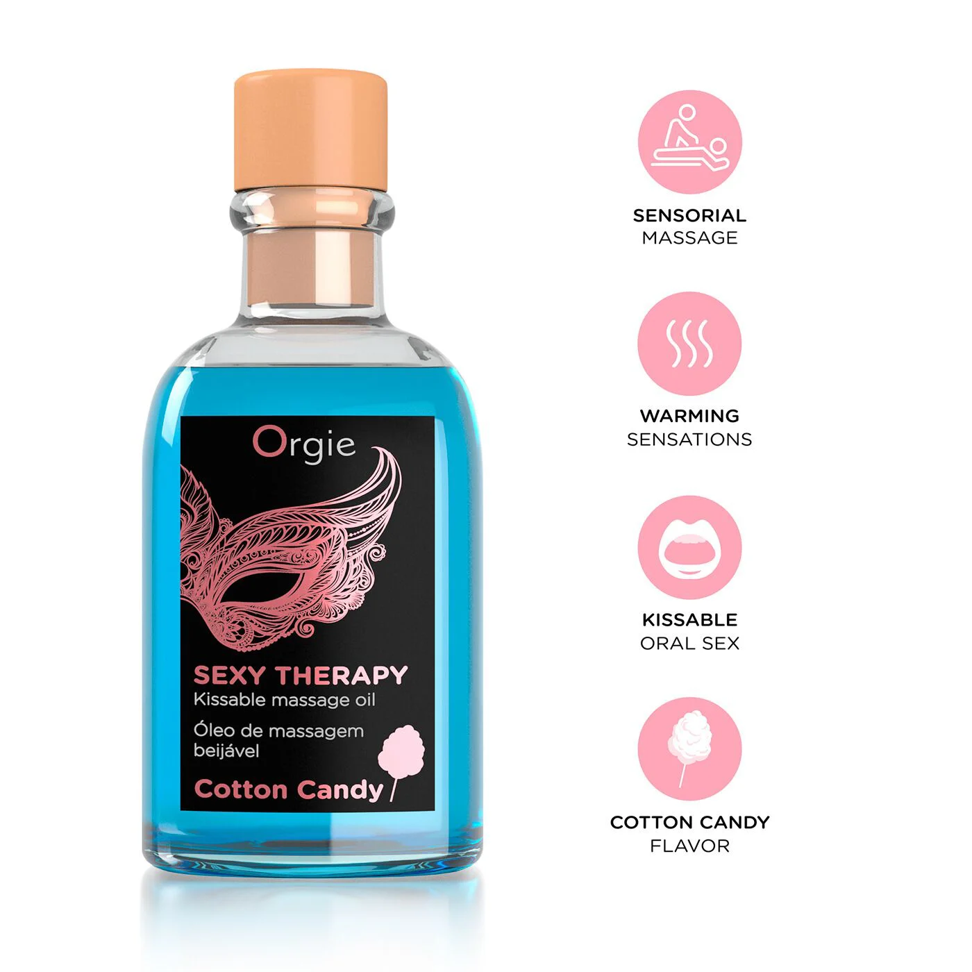 Набір для масажу Orgie – Sexy Therapy Cotton Candy 100 мл